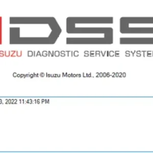 Isuzu G-IDSS 2020 Diagnostic Service